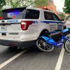 Video: Police Officer Runs Over Citi Bike, Blocks Bike Lane For Cyclist's Safety 